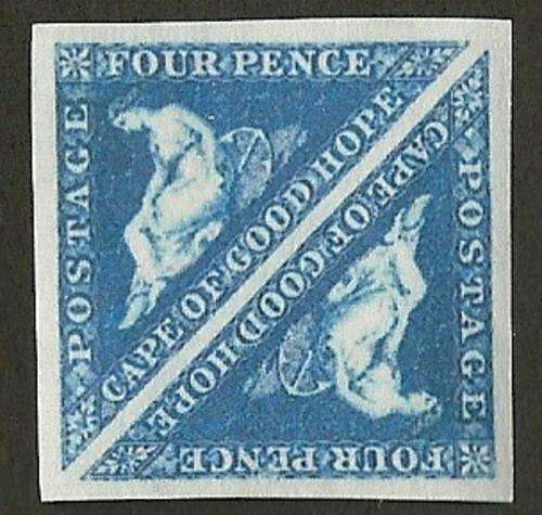 CAPE TRIANGLE PAIR 4d - FORGERY