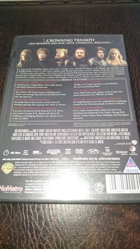 Game of Thrones Season 1