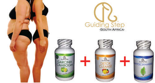 Weight Loss Combo - Garcinia Cambogia 1600mg/65% HCA + Detox Cleanse 1600mg + Phytoceramides 350mg