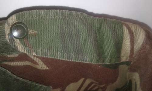 Early Rhodesian Brushstroke Camouflage s/sleeve  shirt - Statesman Manufactured.