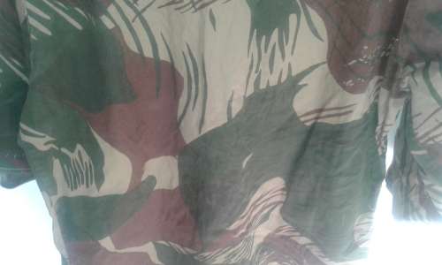 Early Rhodesian Brushstroke Camouflage s/sleeve  shirt - Statesman Manufactured.