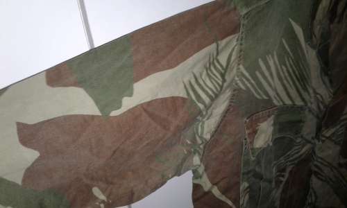 * RHODESIAN BUSH WAR * :  ORIGINAL - Selous Scouts Brushstroke Camouflage L/S Shirt. (Size : XL )