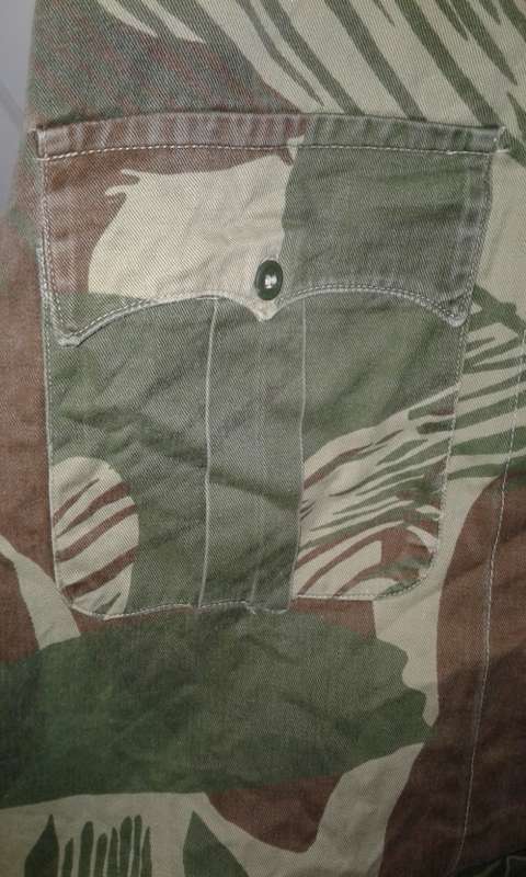 * RHODESIAN BUSH WAR * :  ORIGINAL - Selous Scouts Brushstroke Camouflage L/S Shirt. (Size : XL )