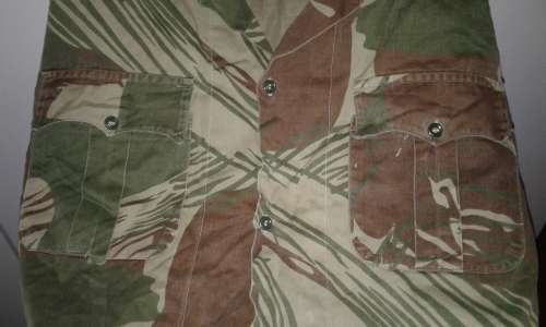 * RHODESIAN BUSH WAR * :  ORIGINAL - Selous Scouts Brushstroke Camouflage L/S Shirt. (Size : XL )