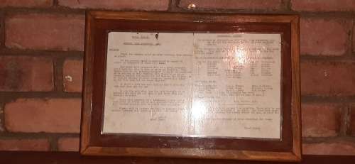 *RARE* WW2 Daily Order from HMS Sussex : Surrender of Japanese Southern Armies