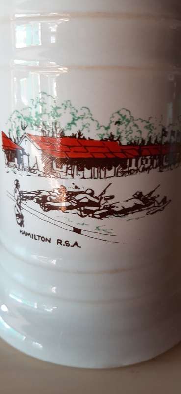 *BORDER WAR* - South African National Rifle Association "Hamilton" Ceramic Mug.