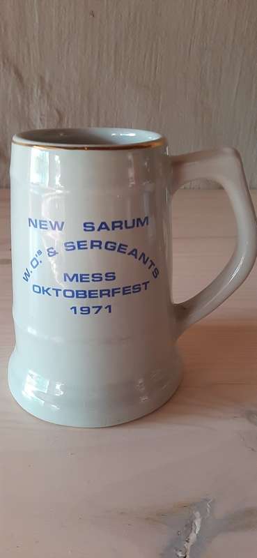 *Rhodesian Bush War* - 1971 Rhodesian Airforce New Sarum W.O's & Sergeant's Mug.