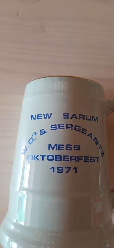 *Rhodesian Bush War* - 1971 Rhodesian Airforce New Sarum W.O's & Sergeant's Mug.