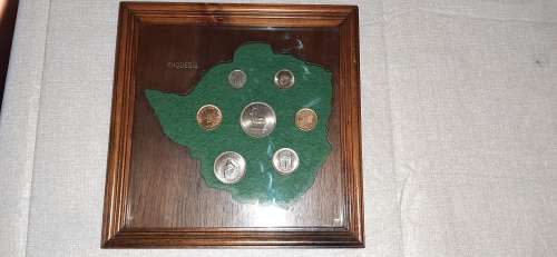 RHODESIAN SET #1 ** Rhodesia : Mounted & Framed Short Coin Set **