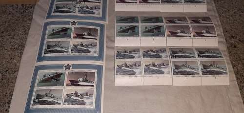 **ORIGINAL- RSA 1982 Naval Base Simonstown Stamps (4 Sheets + 2 Packs of Extras).**