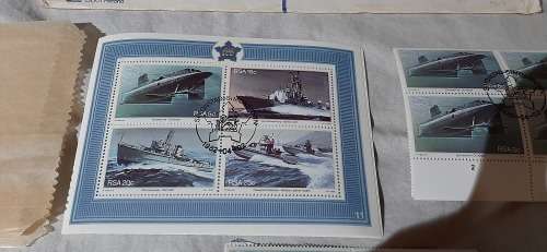 **ORIGINAL- RSA 1982 Naval Base Simonstown Stamps (4 Sheets + 2 Packs of Extras).**