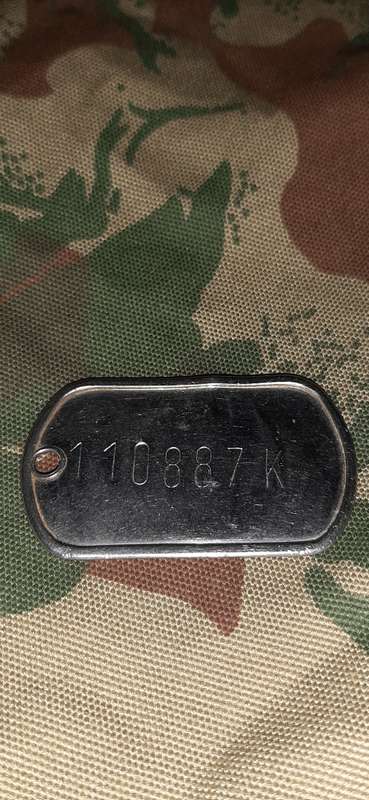 ** ORIGINAL-  BORDER WAR: South African Police (S.A.P) / SWA Police (SWAPOL) ID DISC `DOG TAG` **.