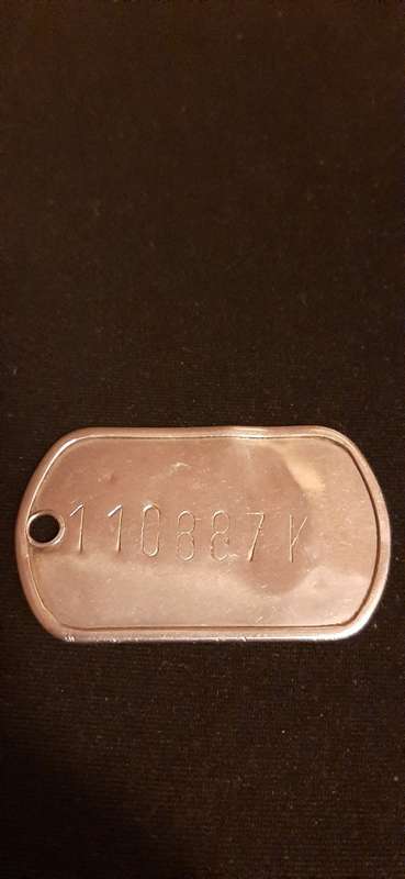 ** ORIGINAL-  BORDER WAR: South African Police (S.A.P) / SWA Police (SWAPOL) ID DISC `DOG TAG` **.