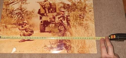 ** ORIGINAL- Large : Border War S.A.P Operational Area Photo (40cm x 26cm).**