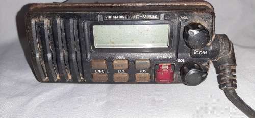 ** ORIGINAL- ICOM IC-M302 VHF Marine 4-Channel Radio (TESTED and WORKING).**
