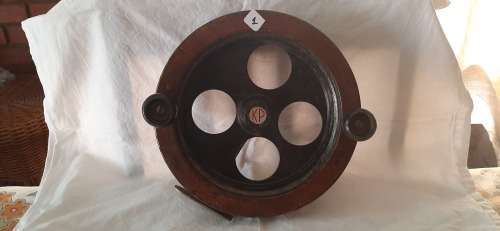 ** ORIGINAL- Large KP Brand Scarborough Deep Sea Fishing Reel #1  (24cm Diam.)**