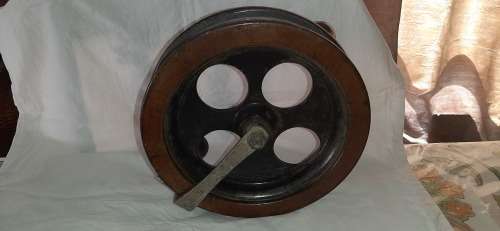 ** ORIGINAL- Large KP Brand Scarborough Deep Sea Fishing Reel #1  (24cm Diam.)**