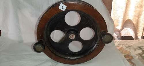 ** ORIGINAL- Large KP Brand Scarborough Deep Sea Fishing Reel #1  (24cm Diam.)**
