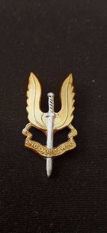 ** Rhodesian Bush War-  S.A.S (Special Air Service) `C` Squadron Anodised Beret Badge (1961-1978).**
