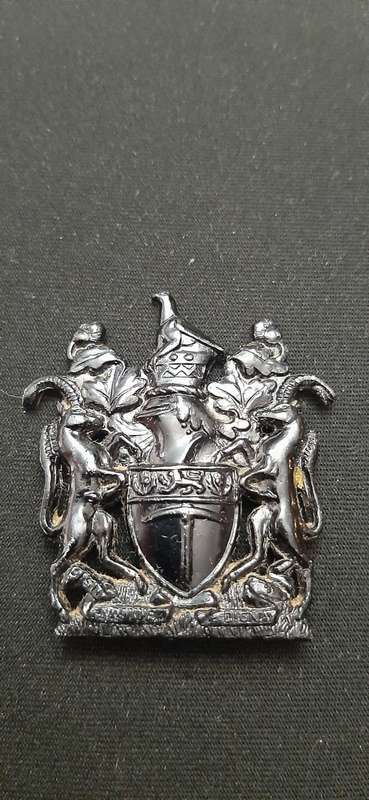 ** Rhodesian Bush War: Warrant Officer 1st Class Black Anodised Rank .**