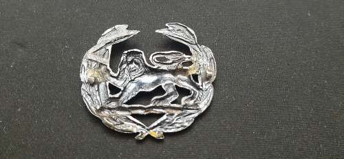 ** Rhodesian Bush War: Warrant Officer 2nd Class Black Anodised Rank.**