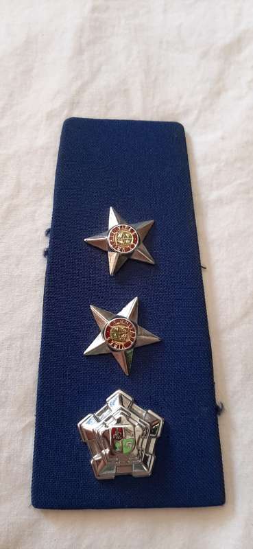 ** Border War: South African Air Force (SAAF) Colonel Rank Insignia Shoulder Board.**