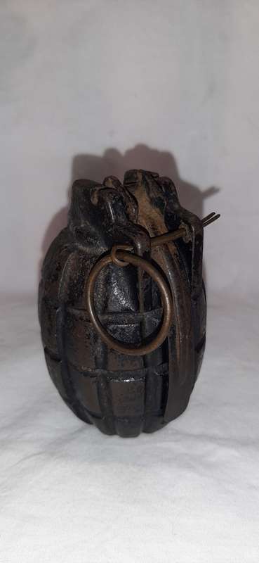 ** ORIGINAL- WW2  No.36 Deactivated Mills Grenade w/ Parts.**