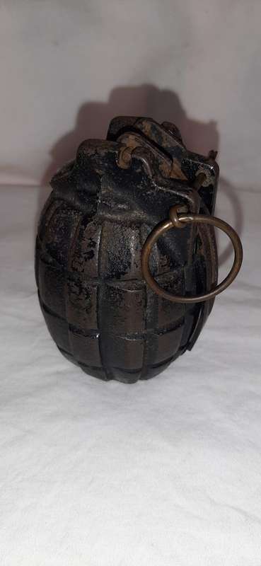 ** ORIGINAL- WW2  No.36 Deactivated Mills Grenade w/ Parts.**