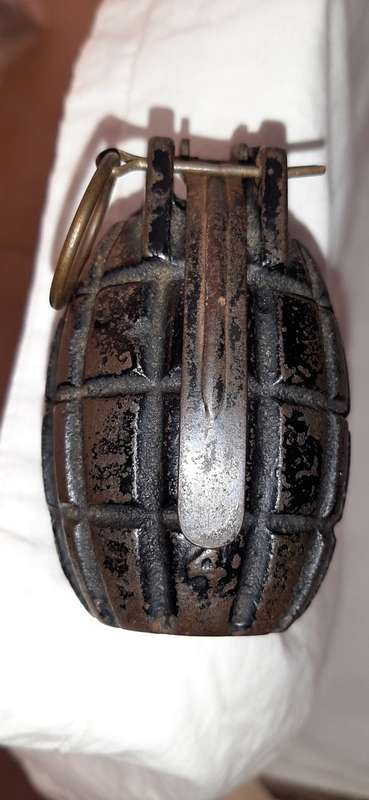 ** ORIGINAL- WW2  No.36 Deactivated Mills Grenade w/ Parts.**