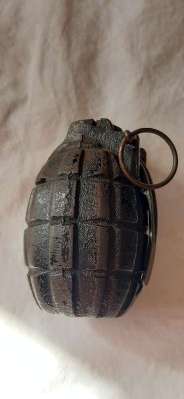 ** ORIGINAL- WW2  No.36 Deactivated Mills Grenade w/ Parts.**
