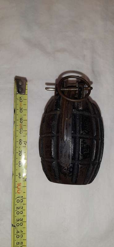 ** ORIGINAL- WW2  No.36 Deactivated Mills Grenade w/ Parts.**