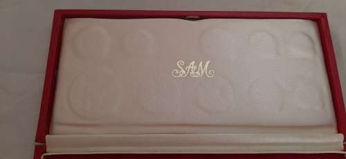 **ORIGINAL- 1973  South African Mint Long Proof Set in Box (Incomplete) 7 Coins. #1 **