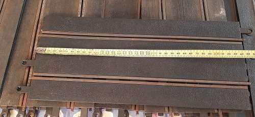 ** ORIGINAL : Tri-Ang `Scalextric` Straight Track x 14 (Lot #1).**