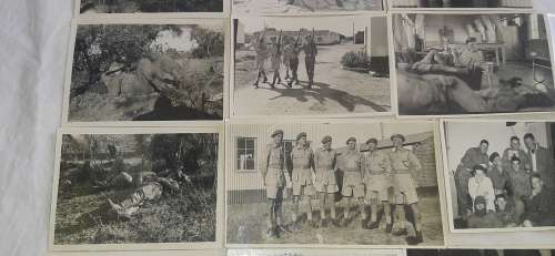 **ORIGINAL :  1956 Southern Rhodesia Volunteers Training Photos at Salisbury Barracks (x 15).**