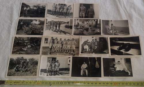 **ORIGINAL :  1956 Southern Rhodesia Volunteers Training Photos at Salisbury Barracks (x 15).**
