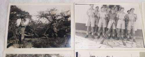**ORIGINAL :  1956 Southern Rhodesia Volunteers Training Photos at Salisbury Barracks (x 15).**