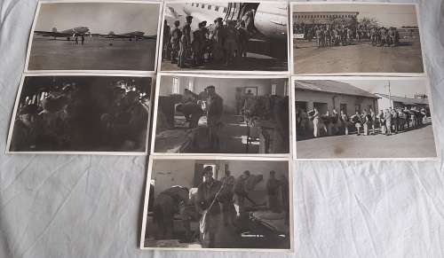 ** RARE : 1956 Southern Rhodesia Volunteers Intake and Training in Salisbury Photographs (x 7).**