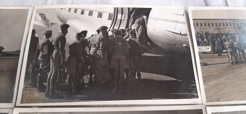 ** RARE : 1956 Southern Rhodesia Volunteers Intake and Training in Salisbury Photographs (x 7).**
