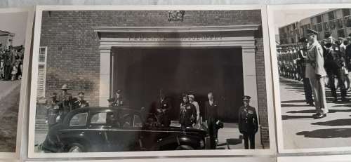 ** RARE : 1956 Rhodesia-Nyasaland Appointment of Sir Roy Welensky Parade Photographs (x 9) Lot #1.**