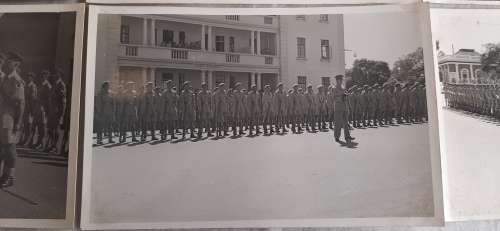 ** RARE : 1956 Rhodesia-Nyasaland Appointment of Sir Roy Welensky Parade Photographs (x 9) Lot #1.**