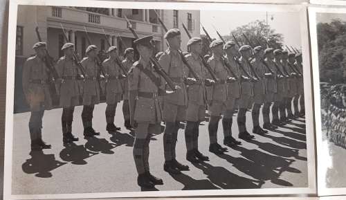 ** RARE : 1956 Rhodesia-Nyasaland Appointment of Sir Roy Welensky Parade Photographs (x 9) Lot #1.**