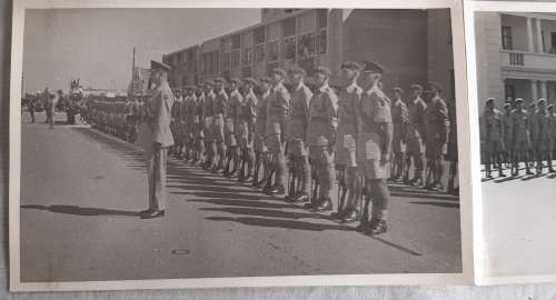 ** RARE : 1956 Rhodesia-Nyasaland Appointment of Sir Roy Welensky Parade Photographs (x 9) Lot #1.**
