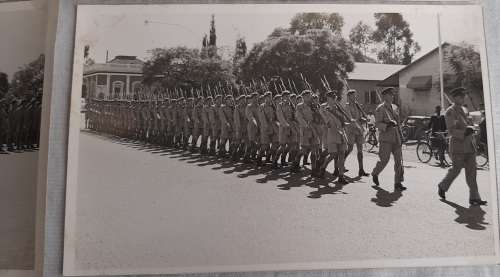 ** RARE : 1956 Rhodesia-Nyasaland Appointment of Sir Roy Welensky Parade Photographs (x 9) Lot #1.**