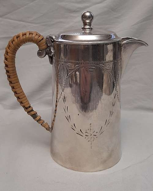 ** STUNNING- 1930s Art Deco  English E.P.N.S  Silverplate Hot Water / Coffee Server (18cm).**