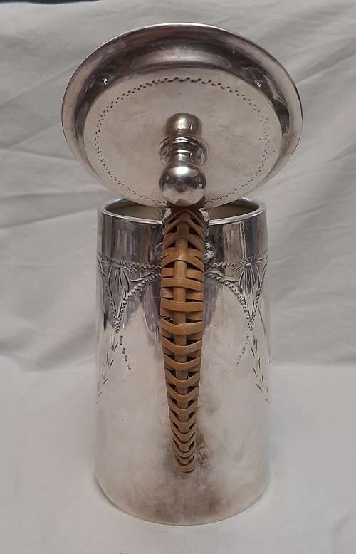 ** STUNNING- 1930s Art Deco  English E.P.N.S  Silverplate Hot Water / Coffee Server (18cm).**