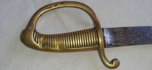 **ORIGINAL- 1804 Napoleonic French First Empire Fusilier`s Briquet Sword ( 71cm).**