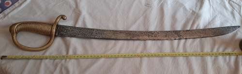 **ORIGINAL- 1804 Napoleonic French First Empire Fusilier`s Briquet Sword ( 71cm).**