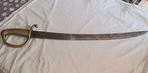 **ORIGINAL- 1804 Napoleonic French First Empire Fusilier`s Briquet Sword ( 71cm).**