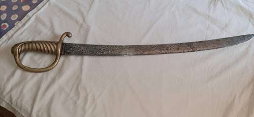 **ORIGINAL- 1804 Napoleonic French First Empire Fusilier`s Briquet Sword ( 71cm).**