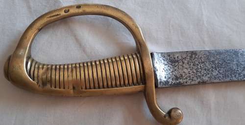 **ORIGINAL- 1804 Napoleonic French First Empire Fusilier`s Briquet Sword ( 71cm).**